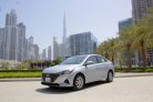 Silver Hyundai Accent 2021 for rent in Dubai 6